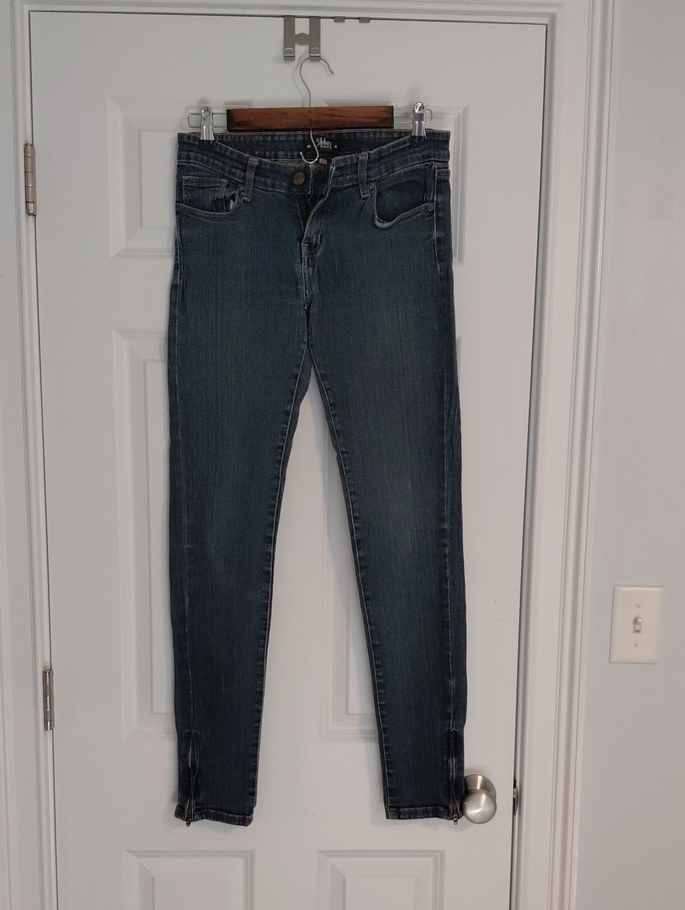 Abbey Dawn (Avril Lavigne) Dark Blue Skinny Jeans, Size 7
